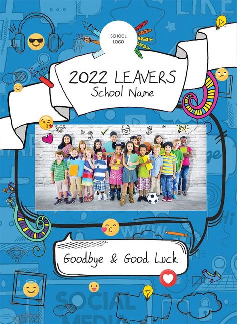 School Year Book Template, Kindergarten Yearbook, School Yearbook Design, Elementary Yearbook Ideas, Preschool Yearbook, Yearbook Mods, Yearbook Design Layout, Yearbook Covers Design, Yearbook Template