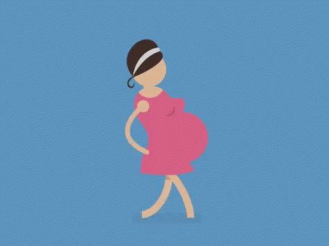 Pregnant Animation, Walking Gif, Workers Compensation, Pregnancy Goals, Animated Emoticons, Pop Art Girl, Screen Video, Alyson Hannigan, Walking Exercise