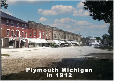 Plymouth, Canton Mi Memories | Plymouth Mich-1912 | Facebook Plymouth Michigan, Livonia Michigan, Ann Arbor, Arbor, Plymouth, Michigan, Maine, Wonder