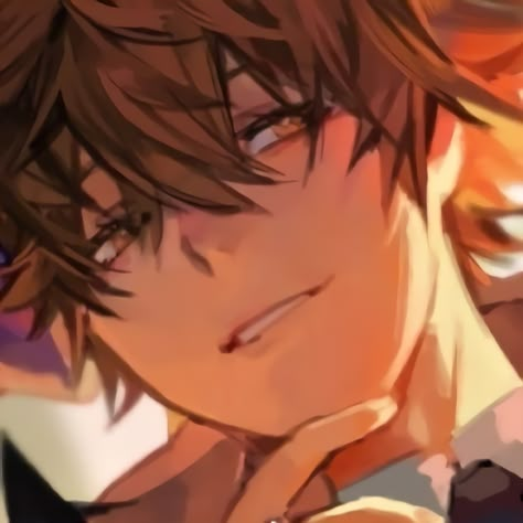 Brown Hair Anime Guy Pfp, Brown Hair Oc Male, Anime Guy With Brown Hair, Brown Haired Boy Art, Brown Hair Male Character Art, Brown Hair Anime Man, Brown Hair Anime Boy, Bot Pfp, Blind Owl