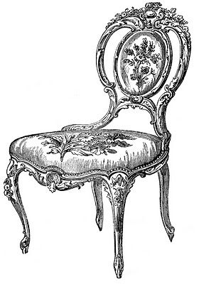 Vintage Clip Art - Frenchy Chairs - The Graphics Fairy Chair Drawing, Drawing Furniture, Victorian Chair, The Graphics Fairy, Graphics Fairy, Antique Chairs, Clip Art Vintage, Vintage Clip, Vintage Printables