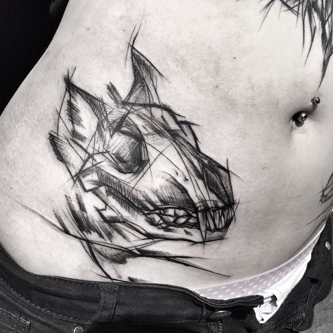 Wolf is fresh🌪 #wowtattoo #blacktattoomag #blacktattooart #inkstinctsubmission #equilattera #black #tattoo #btattooing #darkartists #blackworkerssubmission  #blackwork #blackworkers #tattoo #tattrx Canine Skull Tattoo, Canine Skull, B Tattoo, Black Tattoo, Black Tattoos, Blackwork, Skull Tattoo, Geometric Tattoo, Sketch