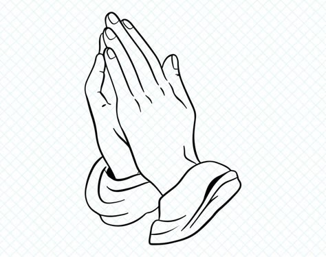 Prayer Hands Tattoo, Praying Hands Tattoo Design, Prayer Tattoo, Half Sleeve Tattoo Stencils, Hand Outline, Praying Hands Tattoo, Personalized Gift Ideas, 얼굴 드로잉, Forearm Tattoo Design