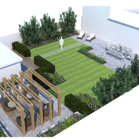 Concept plans for a project in West Wittering. A family garden to entertain in and to incorporate a large home office. #gardendesign… Garden On Roof, Outdoor Architecture, West Wittering, Large Backyard Landscaping, Garden Design Layout, Garden Plan, Modern Garden Design, Healthy Garden, Large Backyard