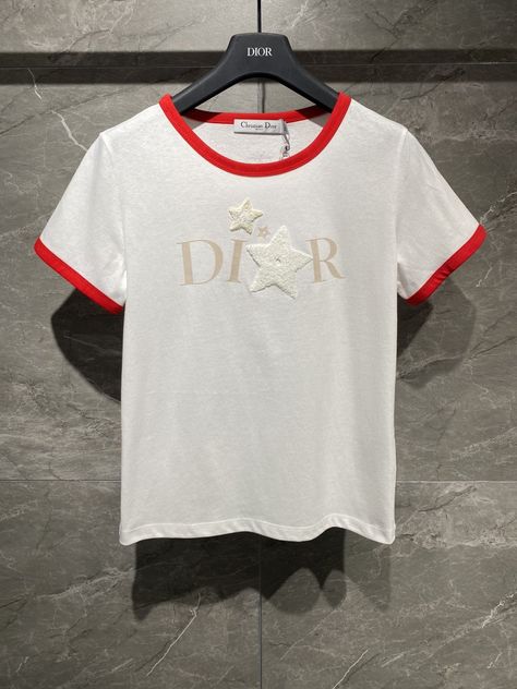 Dior Tshirt, Tshirt Aesthetic, Fashion Collection Inspiration, Rich Aesthetic, Future Clothes, Paris Shopping, Fits Clothes, Closet Organizer, September 23