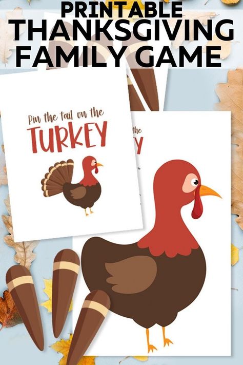 Thanksgiving game, Pin The Feather, where each player tries to pin the feather on the turkey. Thanksgiving Pin The Tail On The Turkey, Pin Feather On Turkey, Pin The Gobbler On The Turkey, Pin The Feather On The Turkey Game, Pin The Tail On The Turkey Printable, Pin The Turkey Game, Kindergarten Thanksgiving Games, Pin The Feather On The Turkey, Pin The Tail On The Turkey