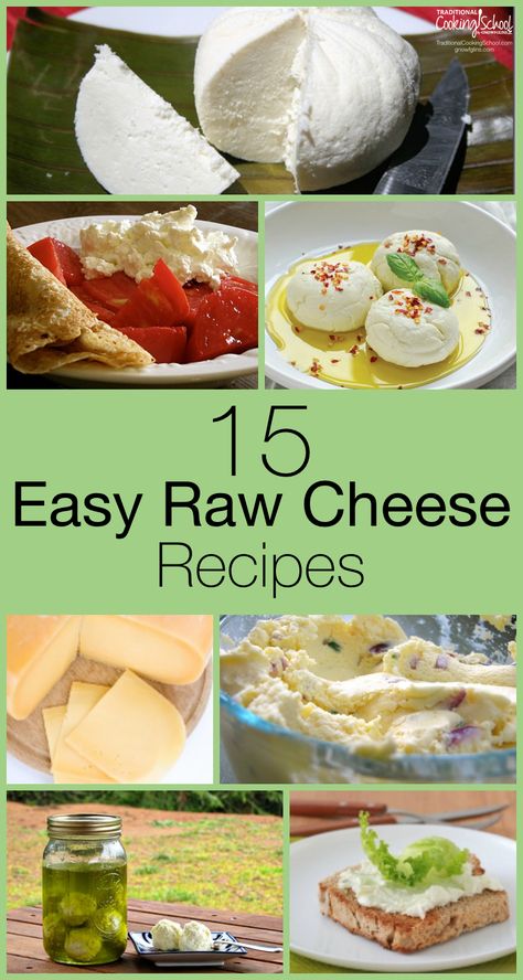 Cheese Recipes Homemade, Cheese Making Recipes, Raw Cheese, Goat Milk Recipes, Diy Cheese, Dairy Drinks, Butter Cheese, Homemade Cheese, No Dairy Recipes