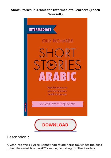 PDF Short Stories in Arabic for Intermediate Learners (Teach Yourself) Arabic Stories, Amazon Kindle Publishing, Amazon Book Publishing, Amazon Publishing, Amazon Kindle Direct Publishing, Kindle Publishing, Kindle Direct Publishing, Moral Stories, Learning Arabic