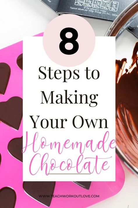 Want to try out a new hobby? Learn how to make homemade chocolate in 8 easy steps. Plus find a chocolate making kit! Scratch Cooking, Make Your Own Chocolate, Chocolate Chip Cookie Mix, Chocolate Making, Baking Kit, Chocolate Maker, No Bake Snacks, Chocolate Icing, Diy Baking