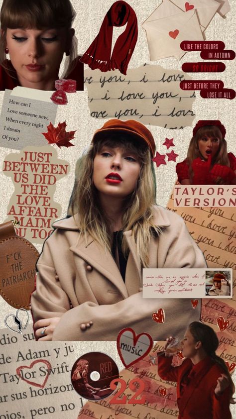 Taylor Swift Red TV Era Wallpaper Red Journal, Computer Wallpaper Desktop Wallpapers, I Love Someone, Cute Backgrounds For Phones, Taylor Swift Posters, Iphone Wallpaper Images, Taylor Swift Red, Iphone Wallpaper Themes, Red Taylor