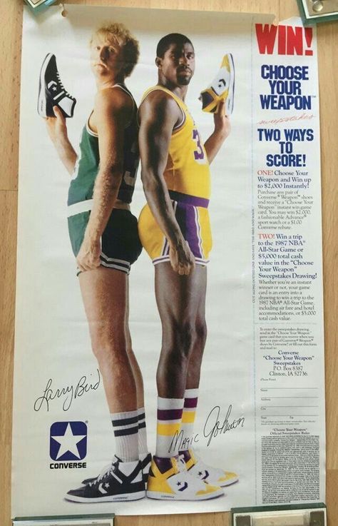 Athletes Outfits, Shoes Poster, 80s Sports, School Sneakers, Converse Vintage, Michael Jordan Pictures, Retro Nba, Celtic Legends, Vintage Converse