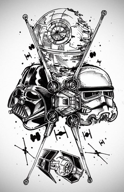 Star Wars tattoo Cartoon Star Wars, Tattoo Sleeve Ideas, Drawing Stars, Men Tattoos, Disney Tattoo, Star Wars Drawings, Sleeve Ideas, Butterfly Tattoos, Star Wars Tattoo