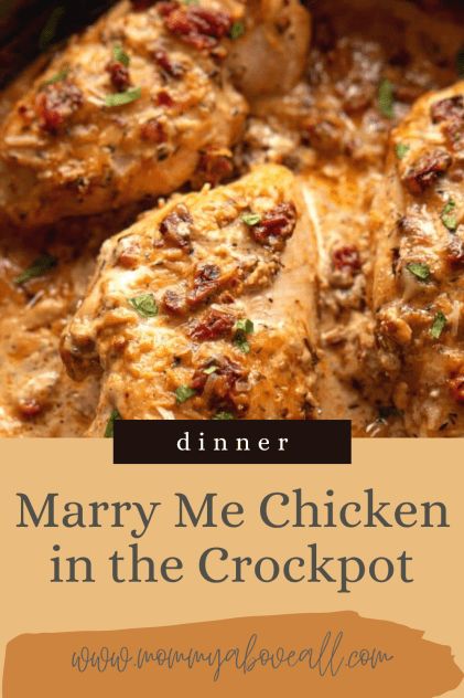 Marry Me Chicken In The Crockpot Creamy Chicken Dinner, Chicken In The Crockpot, Crockpot Chicken Thighs, Chicken Crockpot Recipes Easy, Marry Me Chicken, Thighs Chicken, Crockpot Dishes, Thigh Recipes, Crockpot Recipes Slow Cooker