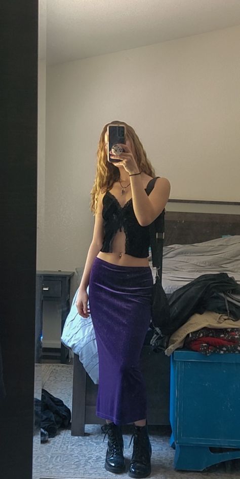 Y2k Outfits Skirt, Maxi Skirt Aesthetic, Witchy Whimsical, Skirt Mermaid, Outfits Skirt, Skirt Aesthetic, Skirt Maxi, Y2k Outfits, Versatile Outfits