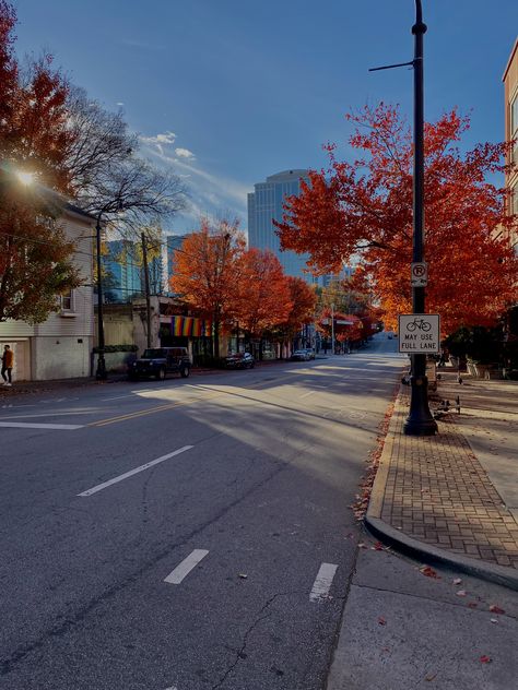 Fall in Midtown 🍁 Atlanta Midtown, Manic Pixie, Atlanta Ga, Photo Collage, Atlanta, Country Roads, Dream House, Ford, Road