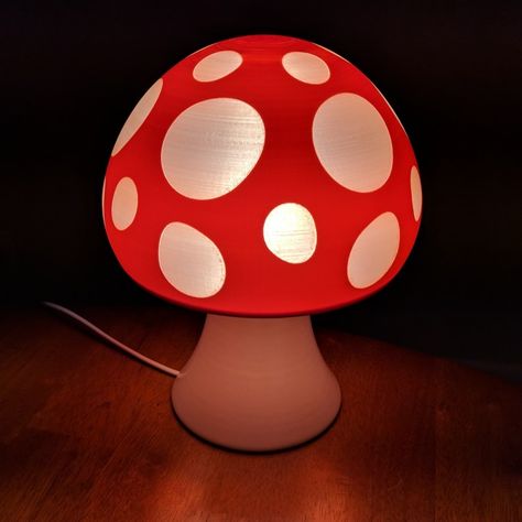 Cottage Core Room, Glowing Mushrooms, Mushroom House, Cool Lamps, Mushroom Lamp, Funky Furniture, The Design Files, Creative Gifts, Glow In The Dark