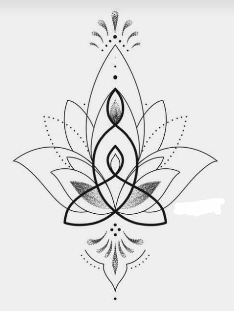 Mandala Motherhood Tattoo, Celtic Motherhood Knot Tattoo Lotus Flower, Motherhood Lotus Tattoo, Symbol For Mother, Mutterschaft Tattoos, Unalome Lotus, Motherhood Tattoos, Mother Son Tattoos, Lotus Tattoo Design