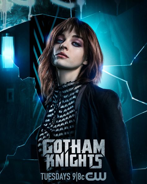 Duela Doe - Gotham Knights - Season 1 Cullen Row, Olivia Rose Keegan, Duela Dent, Wardrobe Costume, Gotham Series, Dc Comics Series, Character Posters, Gotham Knights, Olivia Rose