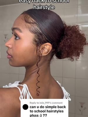 Neat Curly Hairstyles, School Updos, Back To School Hairstyle, Curly Hairstyles For School, Curly Styles, Cute Curly Hairstyles, Back To School Hairstyles, Curly Hairstyles, Hairstyles For School