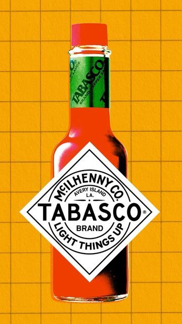 Tabasco Ads, Brunch Branding, Hot Sauce Branding, Kitchen Post, Inspiration Illustration, Kitchen Decorations, Tabasco Sauce, Brand Refresh, Retro Ads