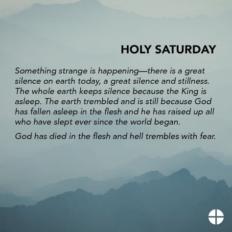 Holy Saturday Quotes Catholic, Holy Saturday Blessings, Silent Saturday Easter, Black Saturday Holy Week, Holy Saturday Images, Holy Saturday Quotes, Glory To His Name, Easter Devotions, Bible Board