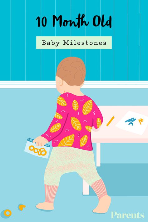 Now that your baby can probably pull himself up to a standing position, you’ll enjoy watching him explore the house. Here’s what to know about 10 month baby milestones. #tenmonths #tenmonthold #tenmonthmilestones #babydevelopment #milestones #parenting #babies 10 Month Milestones Baby, 11 Month Old Milestones, 10 Month Old Milestones, 10 Month Milestones, First Year Milestones, Baby Must Haves, Babies First Year, Nine Months, Baby Development