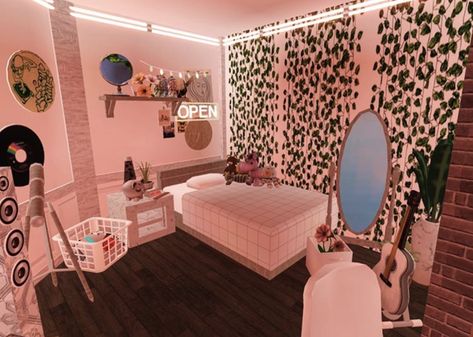 Bloxburg Bedroom Ideas Big Room, Blocburg Teen Bedroom Ideas, Bloxburg House Room Ideas Bedroom, Bloxburg Cozy Bedroom Ideas, Bloxbuger Room Ideas, Bloxburg Beedrom Ideas, Roblox Bloxburg Room Ideas Bedroom, Bloxburg Bedroom Ideas No Game Passes, Bloxburg 3x4 Bedroom Ideas