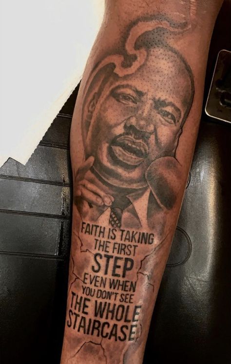 Mlk Tattoos, Black Power Tattoo Men, Blm Tattoo Ideas, Black Excellence Tattoo, Black Culture Tattoos Men, Boondocks Tattoo Designs, Black Lives Matter Tattoo, Chest Tattoo Sketches, African Sleeve Tattoo