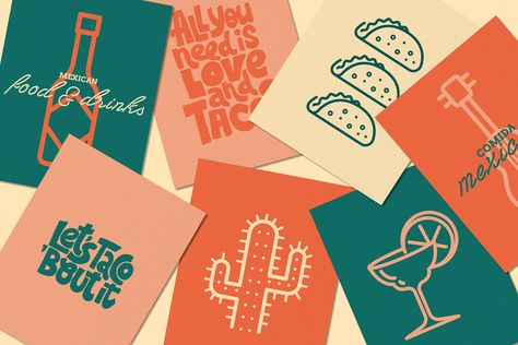 Restaurant Branding Identity, Mama Logo, Taco Ideas, Mexican Graphic Design, Mexican Restaurant Design, Mexican Menu, Restaurant Identity, Mexico Design, Beautiful Logos Design