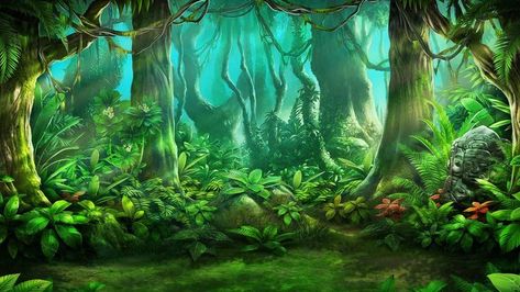 Gacha Life Forest Background, Gacha Jungle Background, Forest Background Anime, Gacha Forest Background, Anime Forest Background, Anime Jungle, Anime Computer Wallpaper, Jungle Background, Jungle Tree