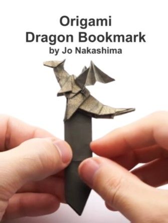 Dnd Origami, Book Mark Origami, Dragon Origami, Dragon Bookmark, Origami Bookmark, Origami Dragon, Gift Diy, Sewing Crochet, Paper Folding