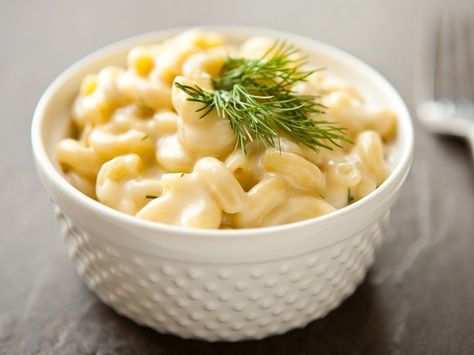 Mix up classic mac and cheese with the addition of nutty Havarti cheese and fresh dill. Look for Havarti with the specialty cheeses at your supermarket, and for fresh dill in the produce department. Tip: If your sauce gets lumpy before adding the cheese, strain it or blend until smooth, then add cheese as directed. Havarti Mac And Cheese, Seafood Mac And Cheese, Classic Mac And Cheese, Havarti, Soft Foods, Easy Family Dinners, Family Dinner Recipes, Macaroni Cheese, Cheese Recipes