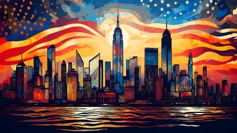 Usa Aesthetic, Presentation Pictures, States In America, Facebook Cover Photos, God Bless America, Landscape Wallpaper, Landscape Photos, Premium Photo, States Of America