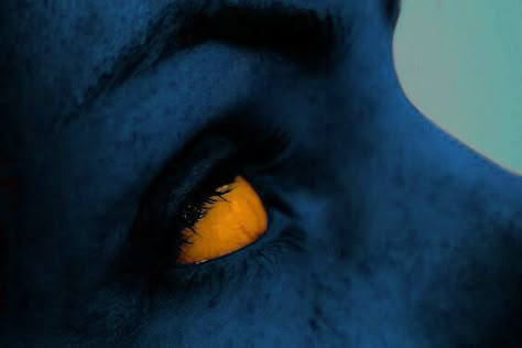 Kurt Wagner Aesthetic, Midnight Blue Eyes, Blue Skin Aesthetic, Nightcrawler Aesthetic, Mystique Aesthetic, Xmen Aesthetics, Mutant Aesthetic, X Men Aesthetic, Blue Tiefling