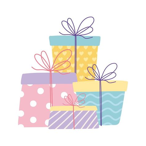 happy birthday wrapped gift boxes celebration cartoon isolated design icon Gift Box Images, Happy Birthday Icons, Birthday Icon, Happy Birthday Gift, Birthday Box, Design Icon, Happy Birthday Gifts, Birthday Stickers, Happy Birthday Greetings