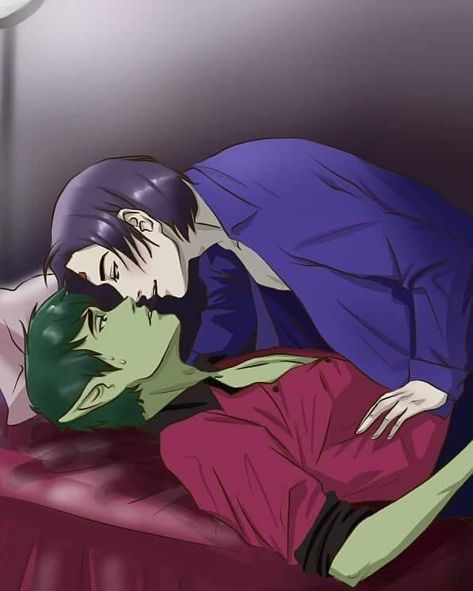 Male Raven X Beastboy Comic, Male Raven X Beastboy, Male Raven, Raven X Beastboy, Teen Titans Love, Raven Beast Boy, Beast Boy, Teen Titans, Super Heroes