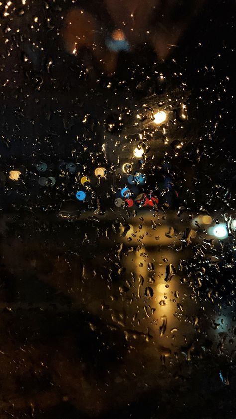 Rainy evening from the car window Rain Drops On Window, Rain Night, Van Gogh Wallpaper, Rain Window, Rainy Evening, Classy Wallpaper, Night Window, Rainy Sky, Rain Photo