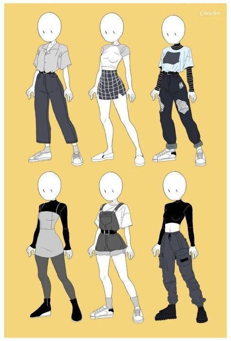 27 Aesthetic, Desen Realist, Clothing Sketches, Art Outfits, Siluete Umane, Fashion Drawings, Desen Anime, Clothing Design Sketches, Drawing Anime Clothes