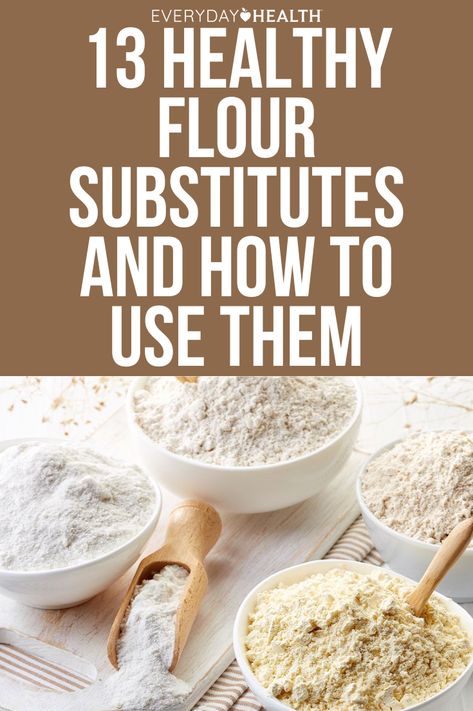 No White Flour Diet, Flour Alternatives Baking, Flour Substitutes For Baking, Flour Substitute Chart, Substitute For All Purpose Flour, Healthy Flour Substitute, Coconut Flour Substitute, Substitute For Flour, Homemade Alternatives