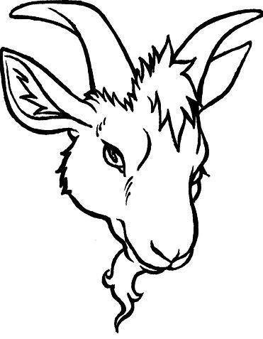 Goat Outline, Goat Tattoos, Yarn Tattoo, Goat Tattoo, Beer Ideas, Goat Picture, Goat Design, Cartoon Drawings Sketches, Cabin Door