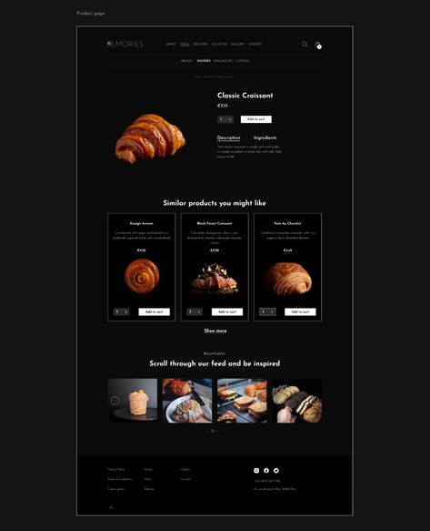 Cafe Website Design, Food Website Design, Cafe Website, Bakery Website, Restaurant Website Design, Food Web Design, Restaurant Website, Cosmetic Packaging Design, Food Gallery