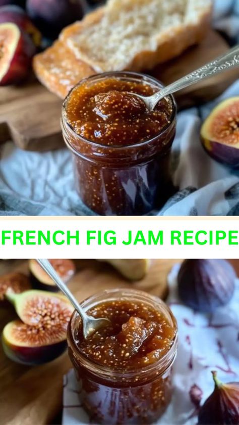 Discover a delicious French fig jam recipe that’s simple to make. Perfect for spreading on toast or pairing with cheese! Fig Jam Uses, Fig Jam Recipe, Jam Recipes Homemade, Jam Recipe, Fig Jam, Dried Figs, Fresh Figs, On Toast, Jam Recipes