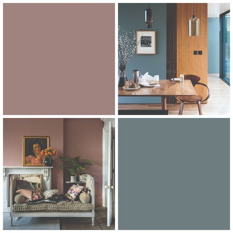 Farrow and Ball Colours 2019 - De Nimes and Sulking Room Pink Are F&B's Must-Have Paints Sulking Room Pink, Farrow And Ball Living Room, Farrow And Ball Paint, Pink Living Room, Farrow And Ball, Decoration Inspiration, Living Room Diy, Living Room Colors, Style At Home