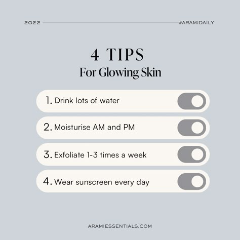 4 Tips For Glowing Skin✨ Skincare Social Media Posts, Skincare Content Ideas, Skin Care Social Media, Glowing Skin Skincare, Comunity Manager, Tips For Glowing Skin, Facial Routine Skincare, Skin Facts, Facial Routines