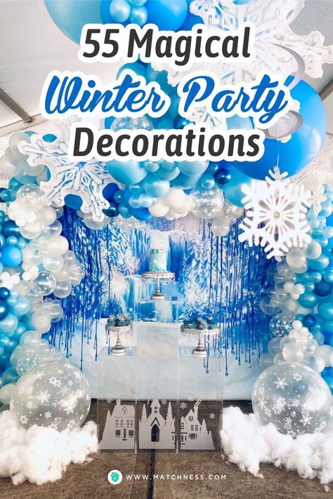 When the party is held during winter, then having a harmonious decoration can be awesome. You can get the spirit of winter outside and inside for your party. The party itself could be varied, from the birthday party, wedding party, and even the baby shower party. #winterparty #partydecoration #winterdecoration Holiday Dance Decorations, Winter Dance Themes Ideas, Winter Homecoming Themes, Snowman Party Decorations, School Hallway Christmas Decorations Winter Wonderland, Snow Ball Dance Decorations, Snowflake Party Decorations, Winter Wonderland Classroom Decorations, Winter Wonderland Dance Decorations