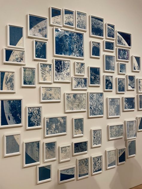 Art Instalation Ideas, Memories Artwork Ideas, Cyanotype On Wood, Printmaking Installation, Cyanotype Artwork, Photo Installation, A Level Textiles, Art Mediums, Arte Inspo