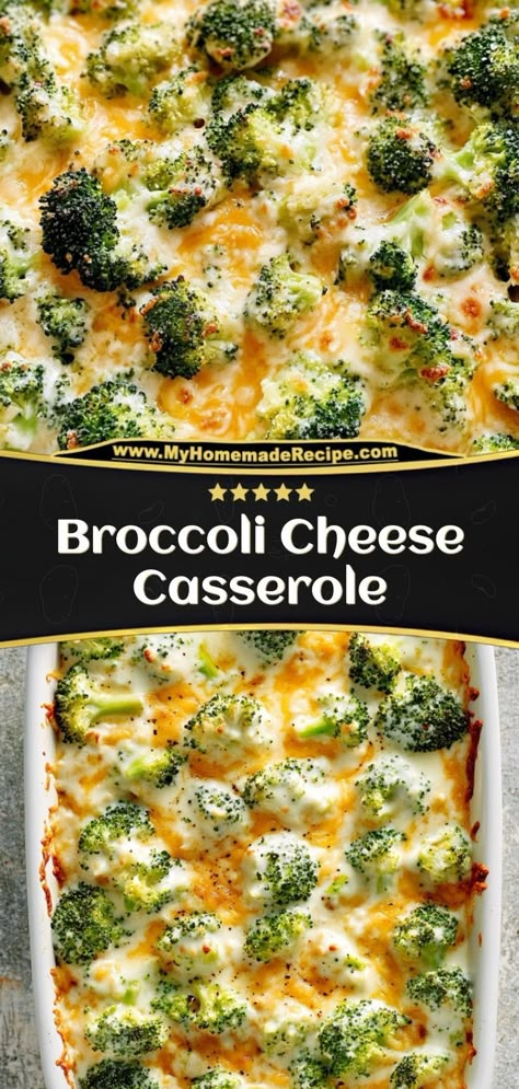 This broccoli cheese casserole is creamy, cheesy, and packed with tender broccoli. A classic side dish for family meals! Ingredients: 4 cups broccoli florets 1 cup shredded cheddar cheese 1 can cream of mushroom soup ½ cup breadcrumbs Enjoy this broccoli cheese casserole for a comforting, cheesy side. Perfect for holiday meals or potlucks Broccoli Casserole Side Dish, Cream Of Broccoli Casserole, Broccoli Cheese Casserole Gluten Free, Broccoli With Cream Cheese, Broccoli And Cheddar Casserole, Creamed Broccoli Side Dish, Cream Cheese Side Dishes, Frozen Vegetable Side Dishes, Easy Broccoli Casserole Simple