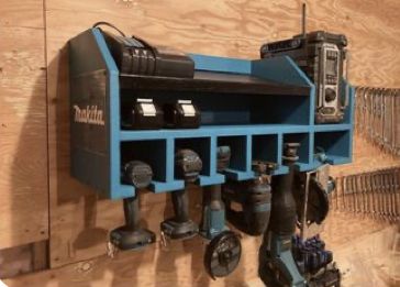 Makita Tool Storage, Easy Garage Storage, Garage Workshop Layout, Garage Design Interior, Garage Storage Inspiration, Garage Organisation, Garage Workshop Organization, Workshop Layout, Building A Garage