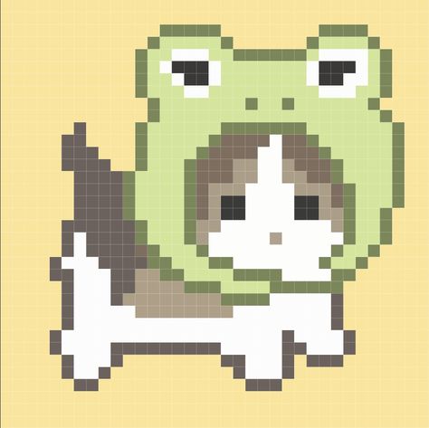 Minecraft Cute Pixel Art, Pixel Cat Drawing, Cute Frog Pixel Art, Cottagecore Pixel Art, Pixel Art Small Cute, Cute Cat Pixel Art, Axolotl Pixel Art, Capybara Pixel Art, Frog Pixel Art