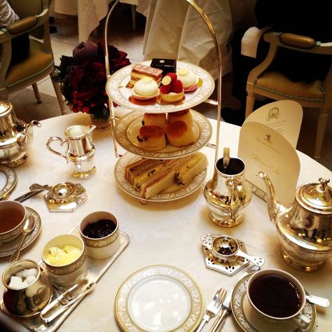 Afternoon tea at Ritz London Afternoon Tea Ritz London, Afternoon Tea At Home, Tea Etiquette, Afternoon Tea London, English Afternoon Tea, Tea And Crumpets, English Tea Party, Afternoon Tea Recipes, High Tea Party